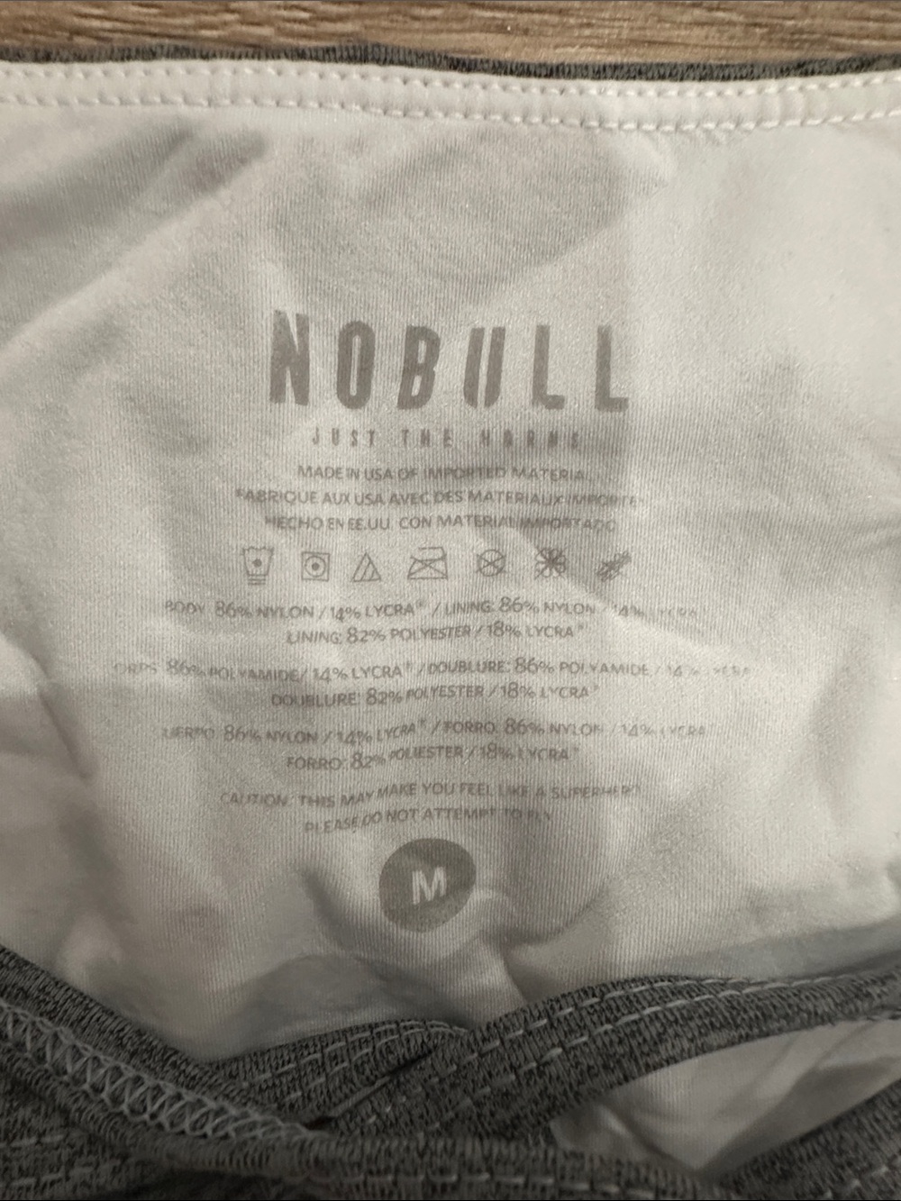 NOBULL Grey Strappy Low-Impact Sports Bra - Picture 3 of 3
